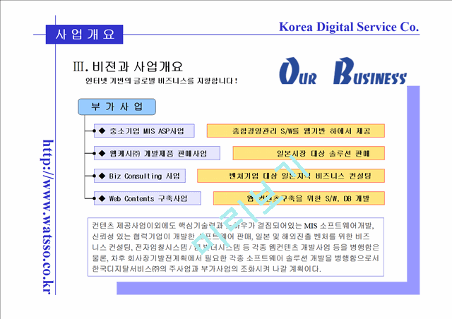[사업계획서] 한국디지탈서비스사업계획서   (6 )
